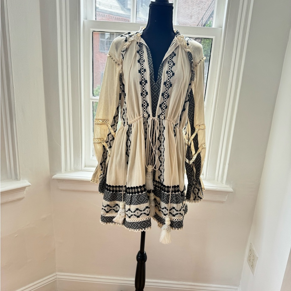 Hemant and Nandita Embroidered Mini Dress